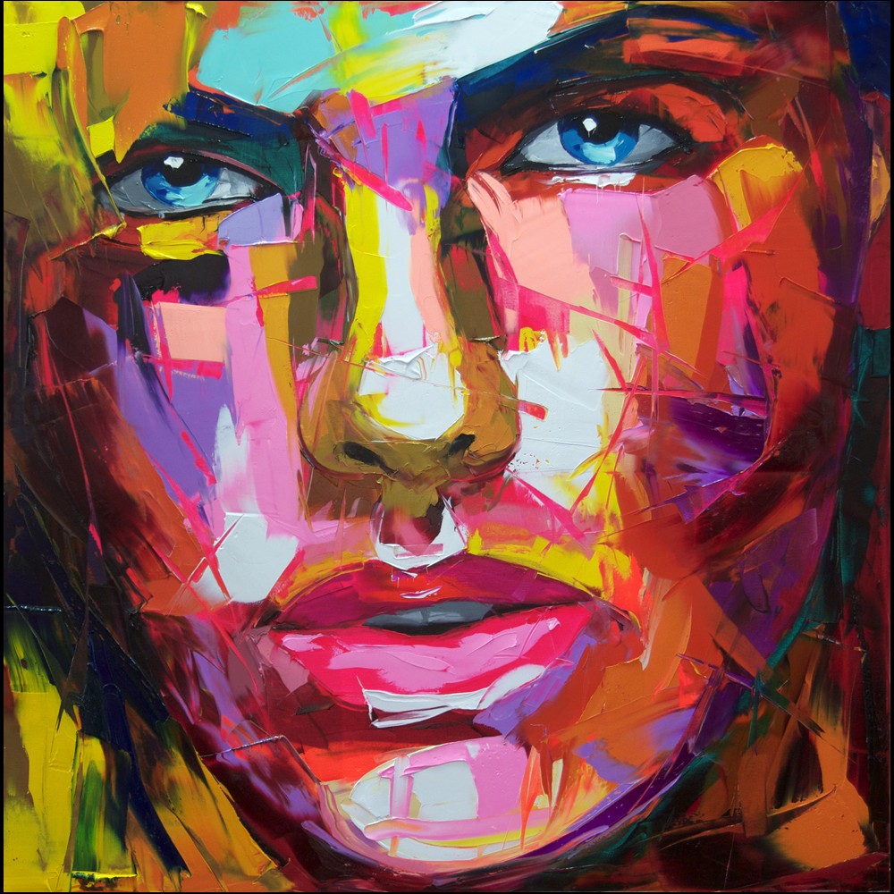 Francoise Nielly Portrait Palette Painting Expression Face128